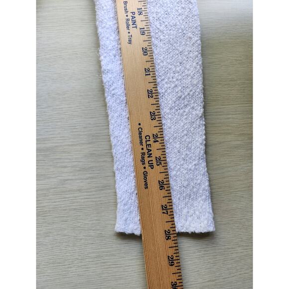 TOP/KNIT-RALPH LAUREN-LAUREN JEAN CO.-White-V-Tie Neck-Long Sleeves-Size XL-NWT - Picture 13 of 13